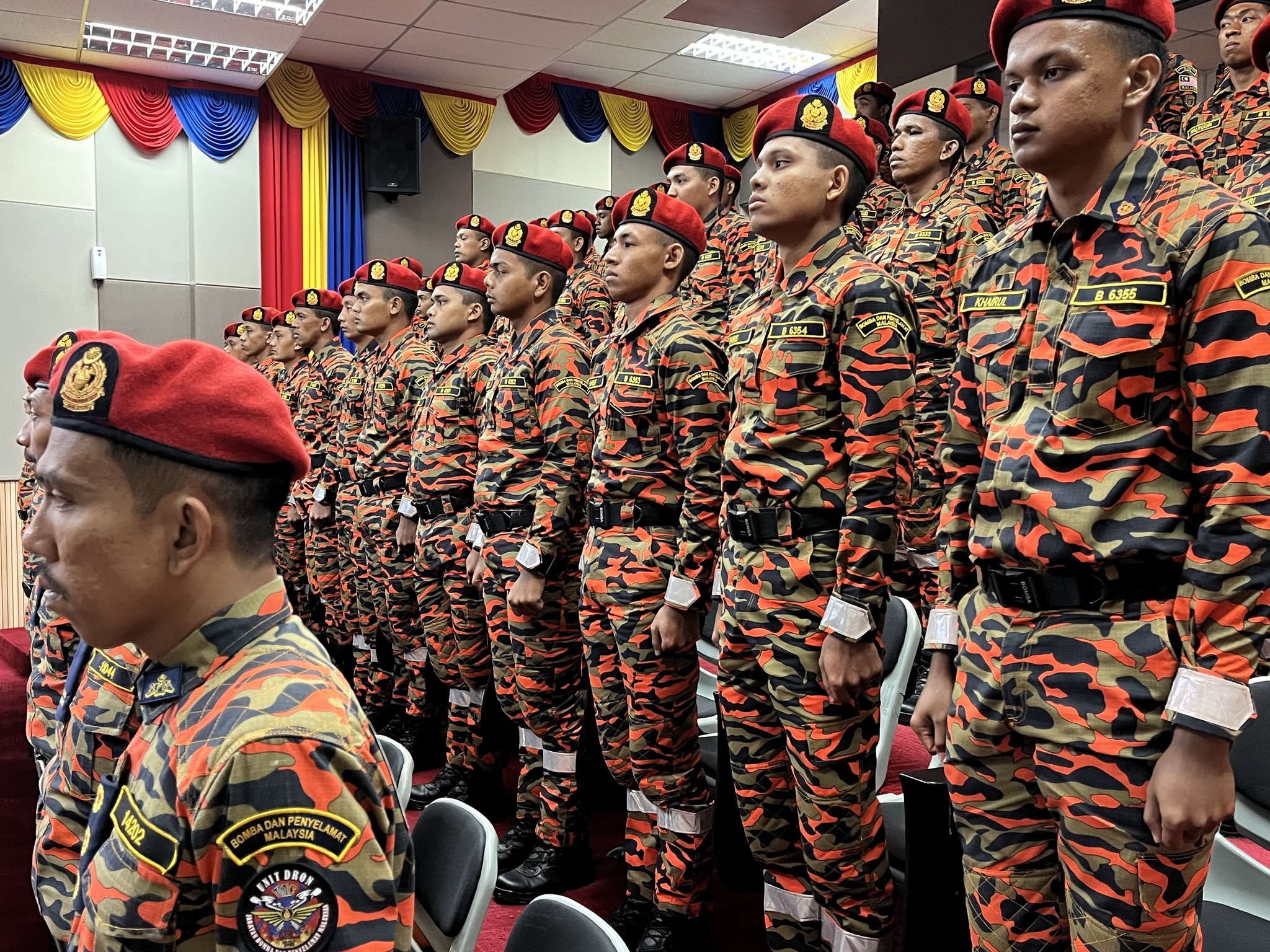Majlis Perasmian Penutupan Kursus Asas Pentauliahan Pegawai Bomba Bantuan (PBB) Siri 5/2025