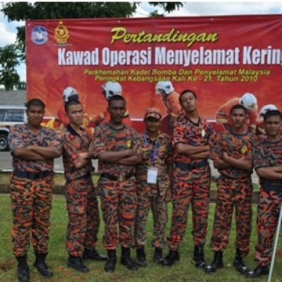 Aktiviti perkhemahan bomba 2010 - Pertandingan Kawad Operasi Kering