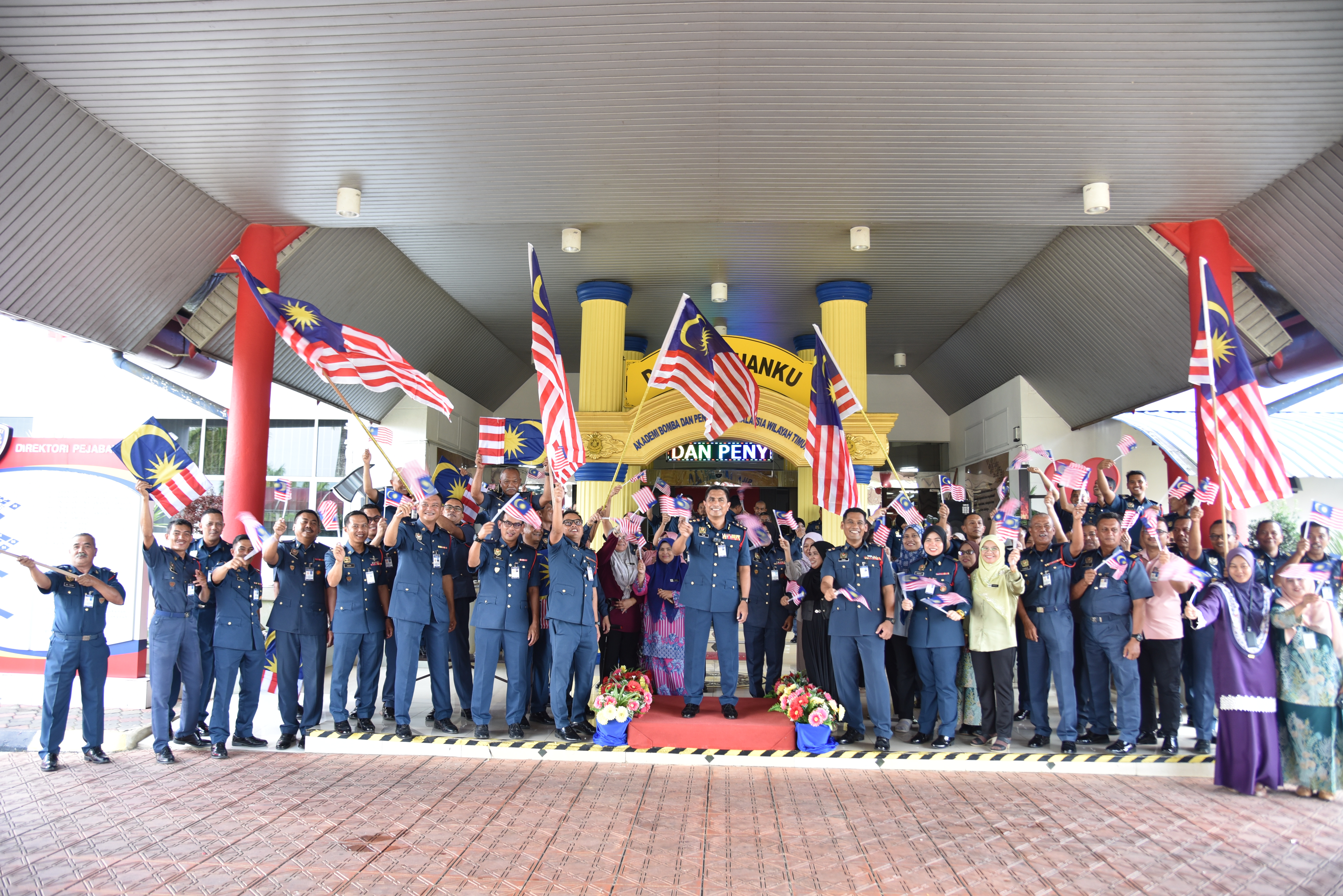 MAJLIS SAMBUTAN BULAN KEMERDEKAAN PERINGKAT AKADEMI BOMBA DAN PENYELAMAT MALAYSIA WILAYAH TIMUR